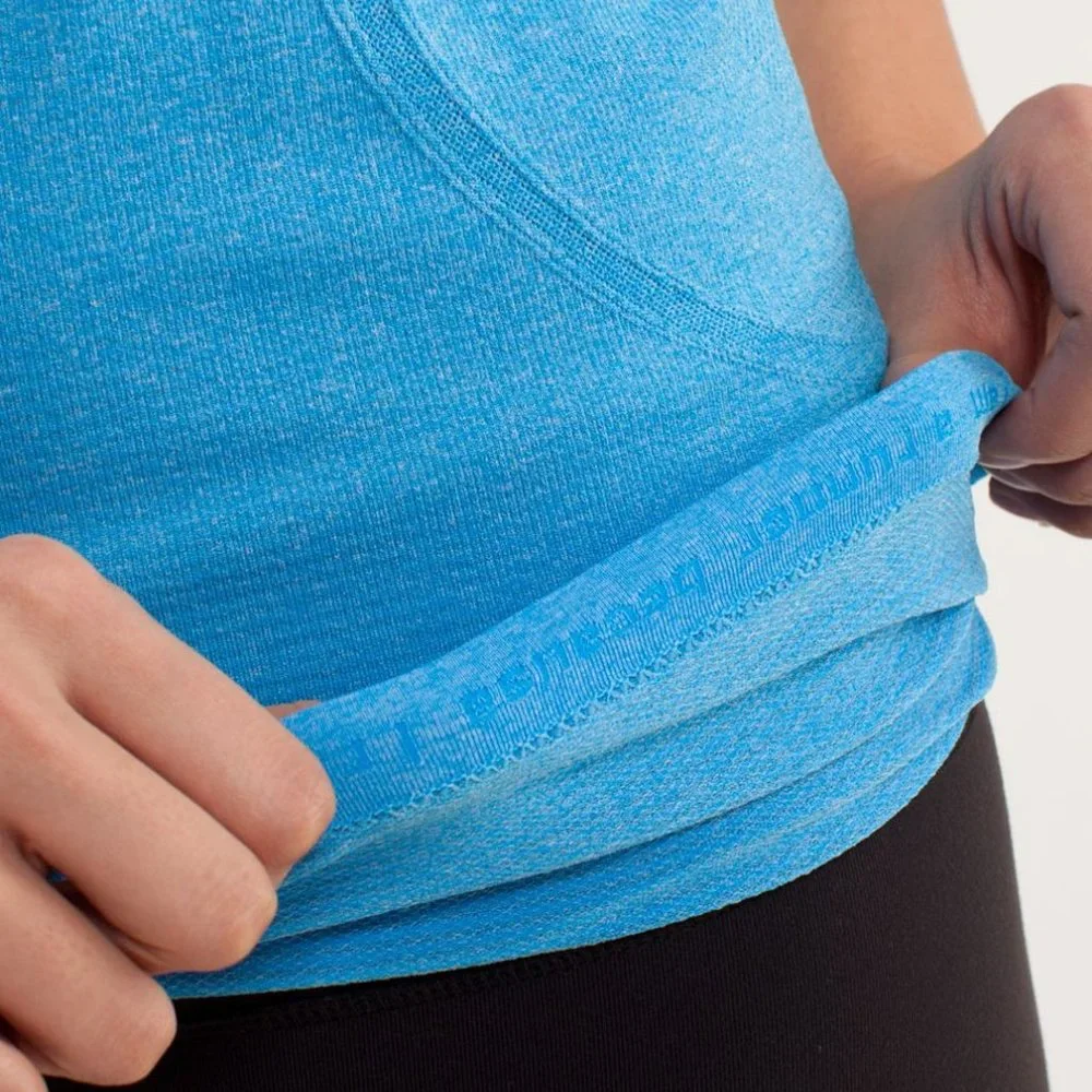 Lululemon Run: Swiftly V Neck Beach Blanket Blue